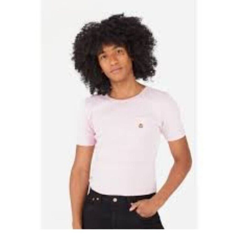 NWT Teddy Fresh Pointelle Mini Pocket Shirt Pink XL